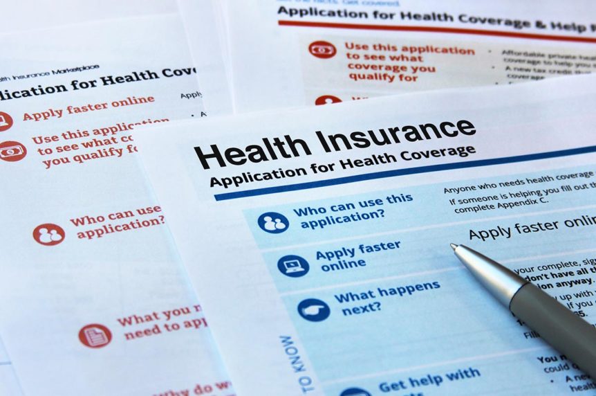 a variety of health insurance paperwork options